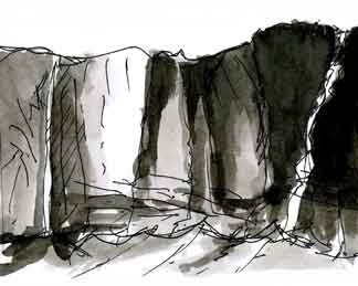 Saanen valley drawings 2006 (Drawn video animation)